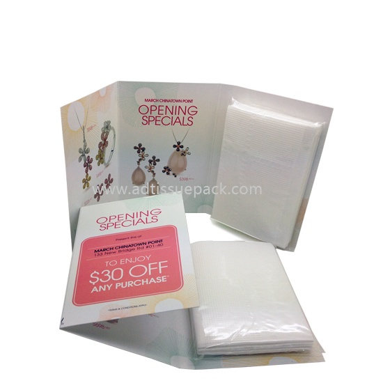 Card tissue pack