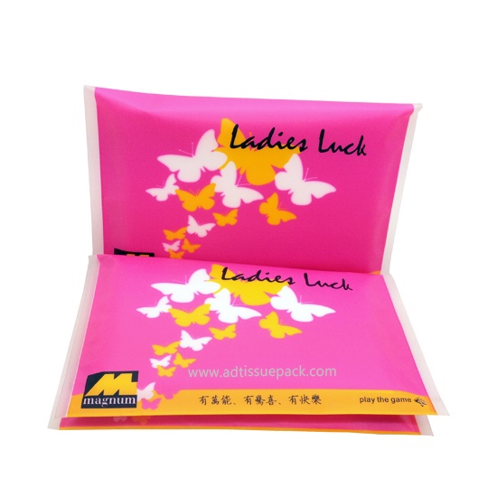 Lady luck wallet tissue promo tissue