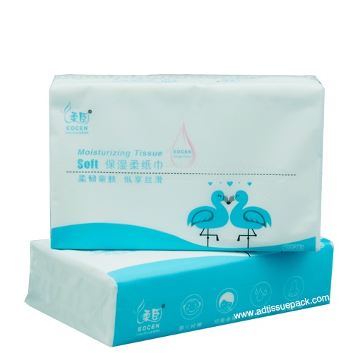 Super soft lotion facial tissue