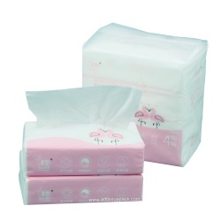 Lotion facial tissue